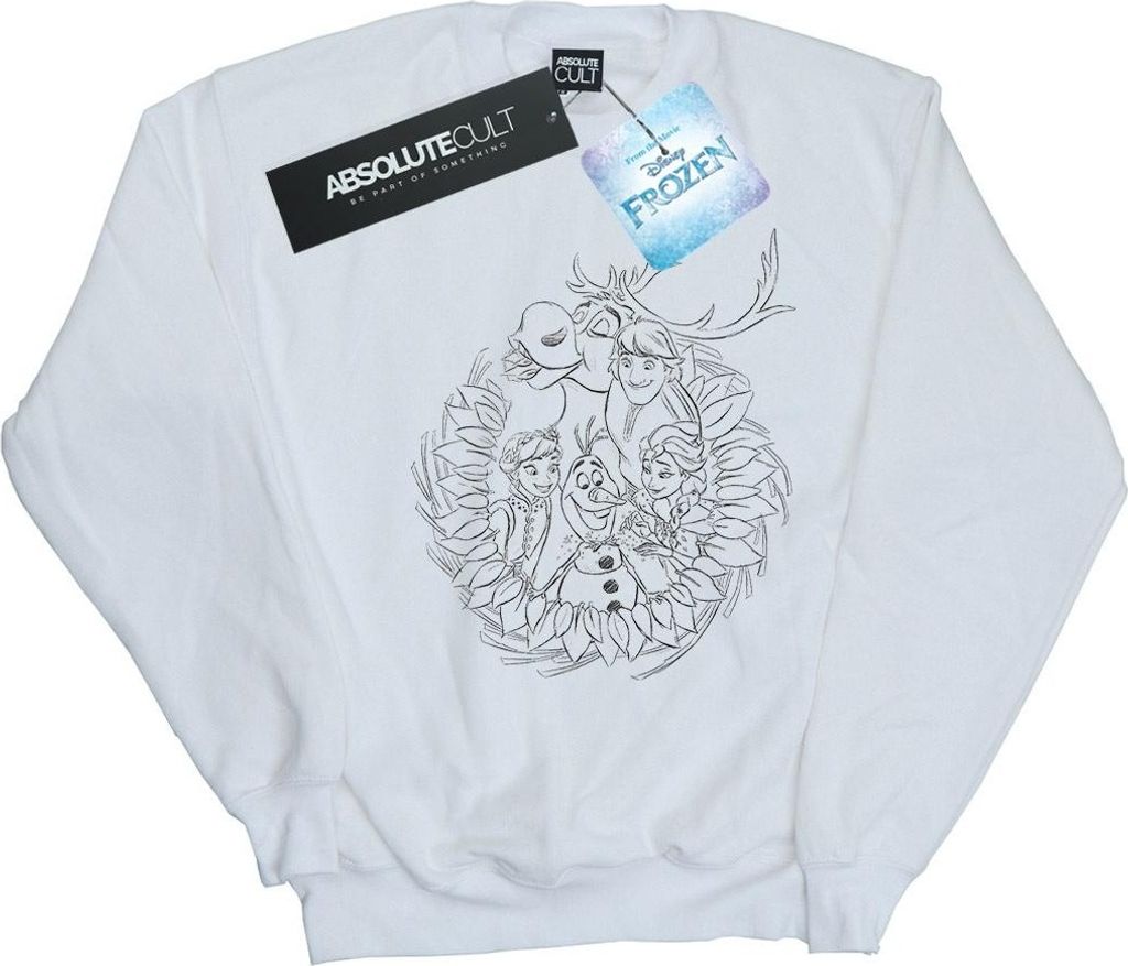 Disney - "Frozen Friends" Sweatshirt für Damen BI19062 (L) (Weiß)