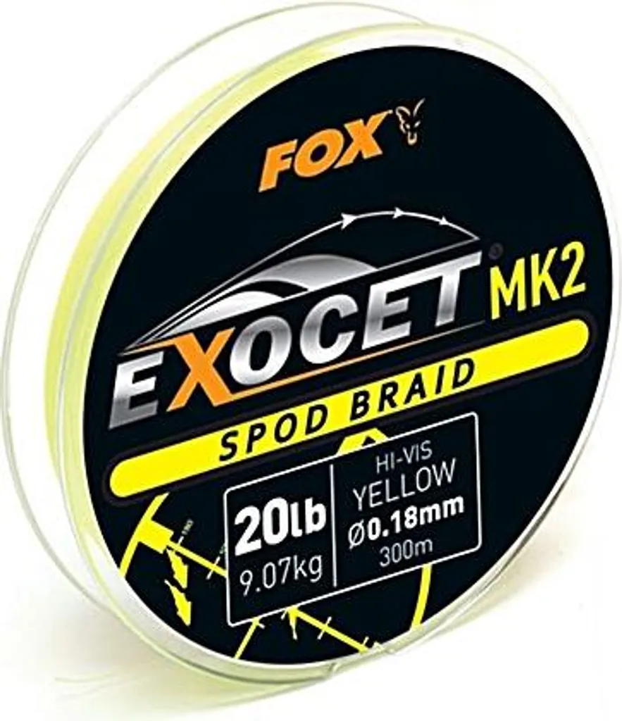 Tresse pour lancer de spomb à longue distance Fox Exocet Mk2 20lbs
