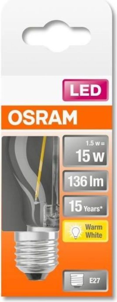 LED mini glóbus 15W/827 žiarovka číra E27 - C Obrázok produktu 