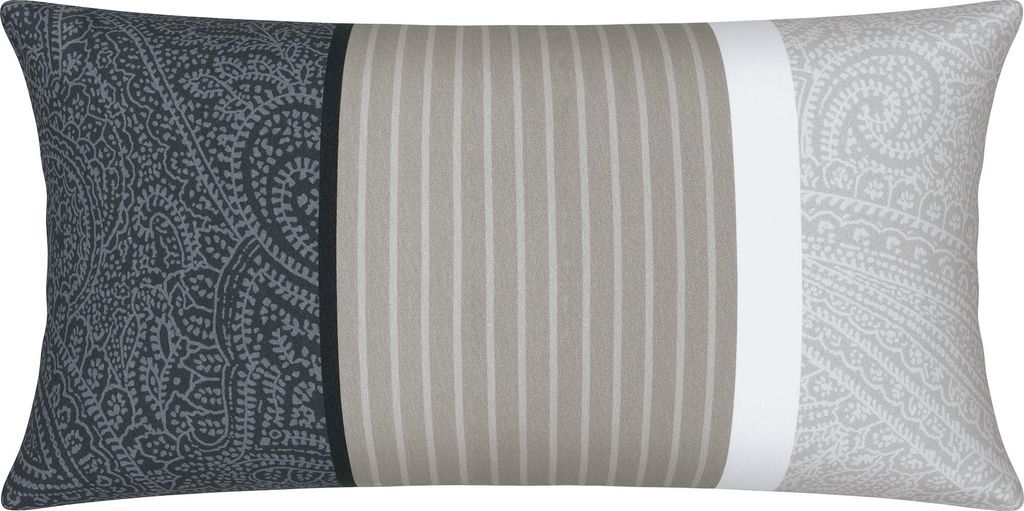 Erwin Müller Kissenbezug grau 40x80 cm