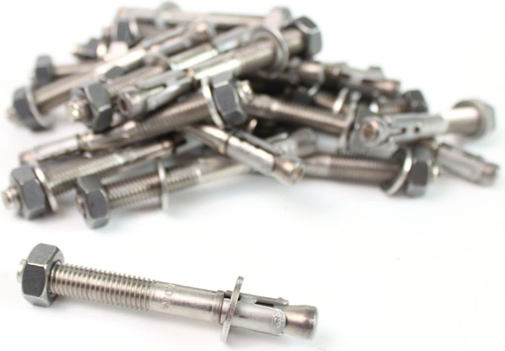 25 x Schwerlastdübel M10 Edelstahl A4 VA Bo...