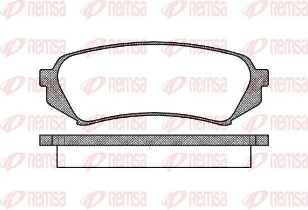 Plaquettes de Frein pour Toyota Land Cruiser REMSA 0706.00 Freinage Sûr