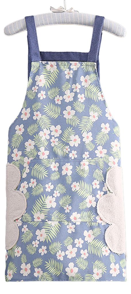 Schürze, kratzfest, wasserabweisend, Kochschürze aus strapazierfähigem Slub-Baumwollgewebe mit Taschen, Schürze für Damen und Herren, Küchena...