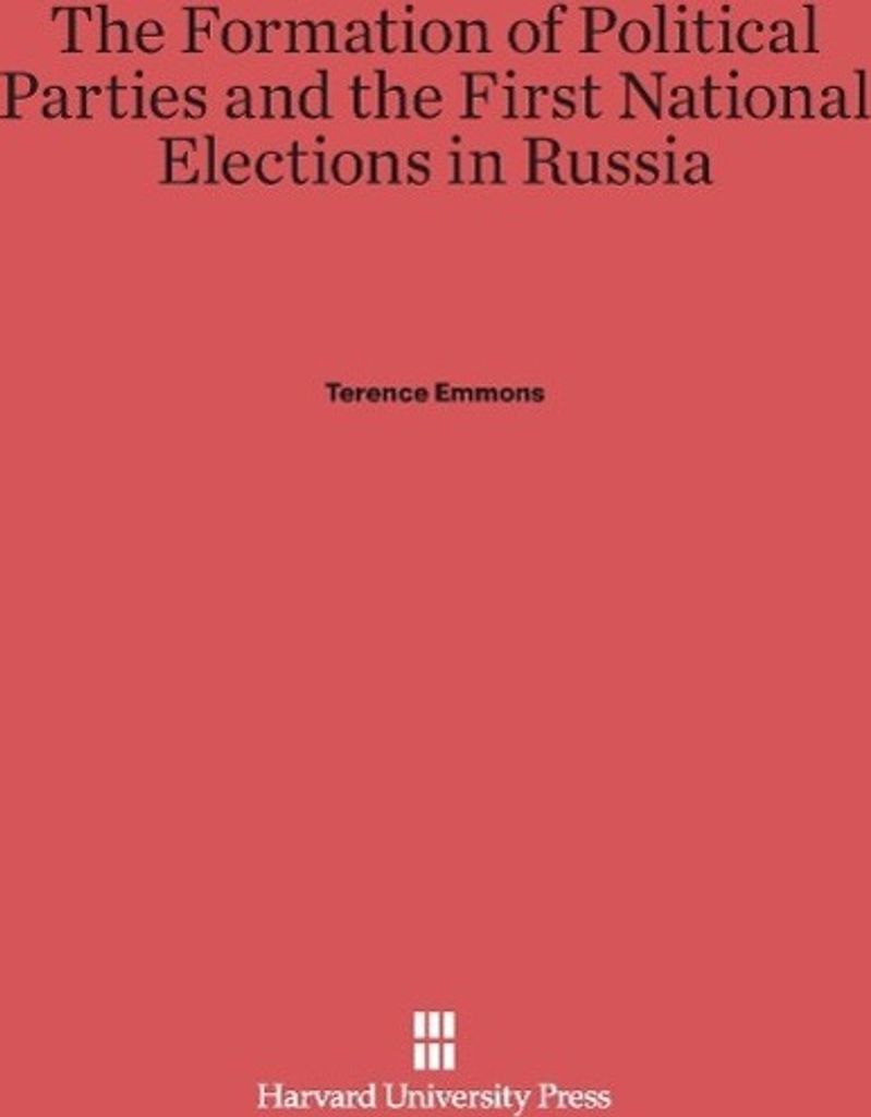 The Formation of Political Parties and the First National Elections in Russia