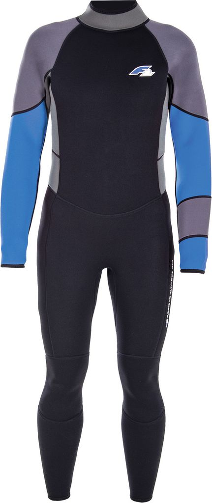 F2 Herren Neopren Anzug Rebel - Full Suit 4/3 mm S Blau 2024/25