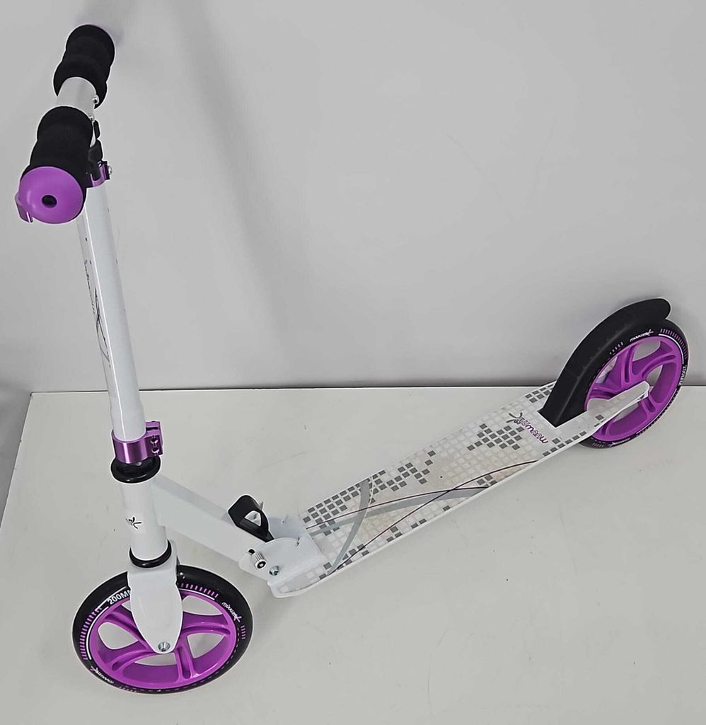 muuwmi Alu-Scooter 200 mm, weiß/lila Produktbild 6