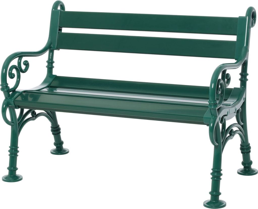 Gartenbank Curacao | 2-Sitzer | Grün | HxBxT 85x115x60cm | Produktbild 