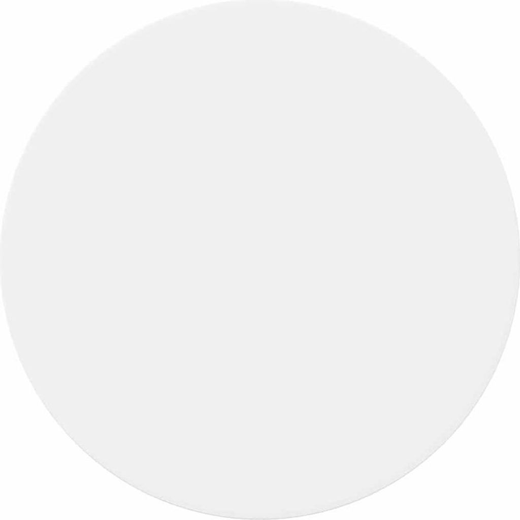 vidaXL Tischplatte Weiß Ø 70 x 1,5 cm Holzwerkstoff