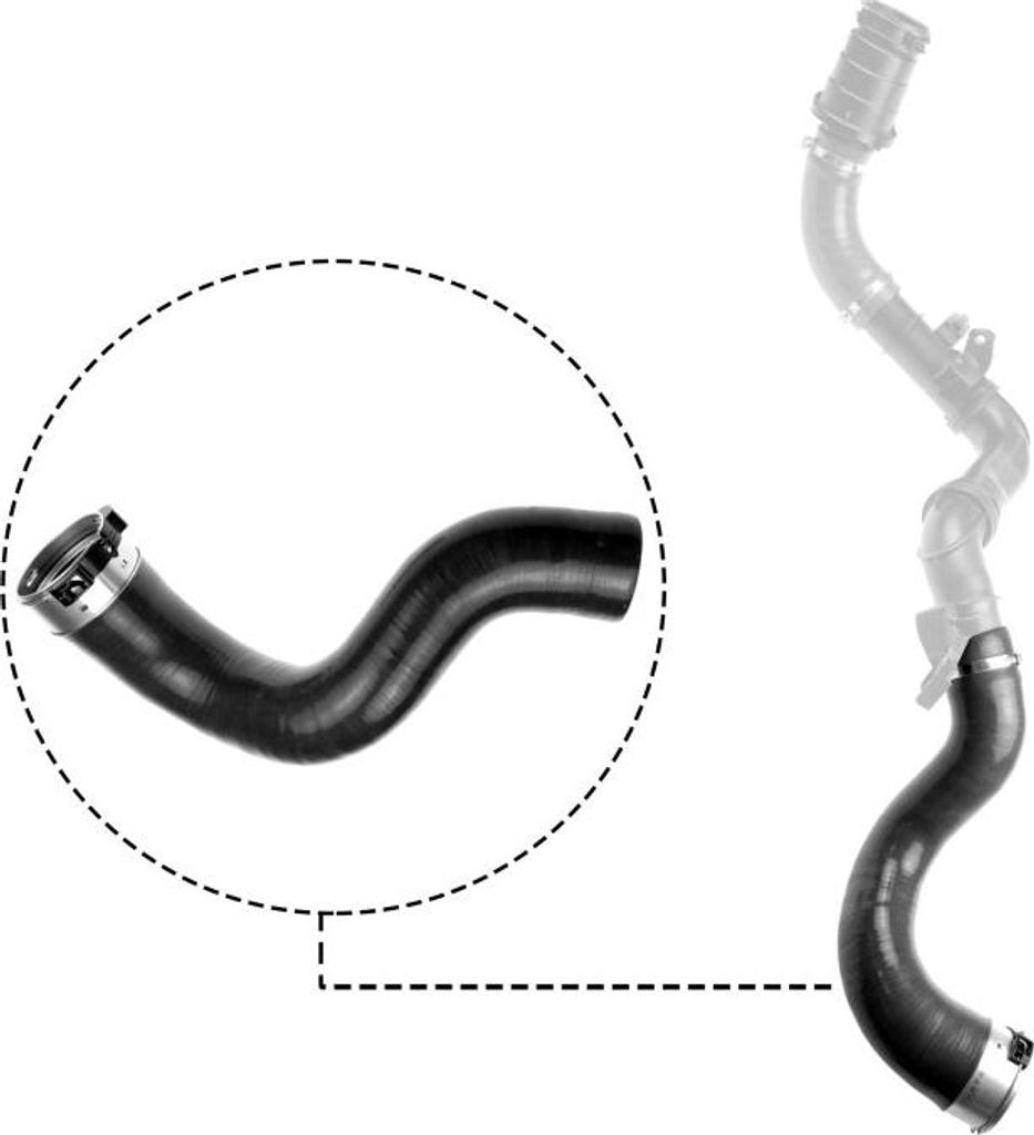 GATES 09-1301 Turbo Ladeluftschlauch für OPEL Vivaro B Combi (X82) Vivaro B Kastenwagen (X82) Vivaro B Pritsche / Fahrgestell (X82) für RENAULT