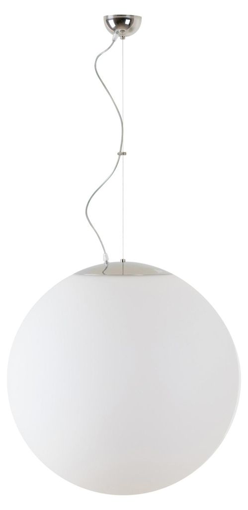 OSMONT ISI40063 ISIS L5 PM-M Hängeleuchte aus Kunststoff, Edelstahl / Weiß, Schutzart IP40, 25 W, E27