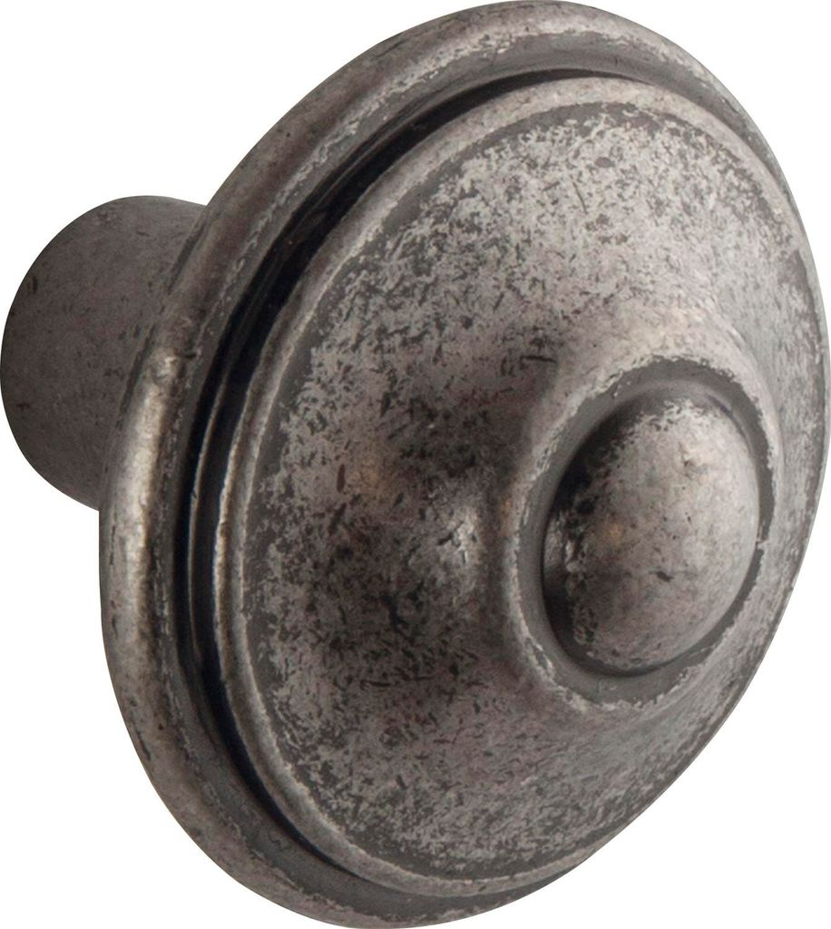 Knopf Flores ø 31 mm, Tiefe 29 mm, ZN zinnfärbig