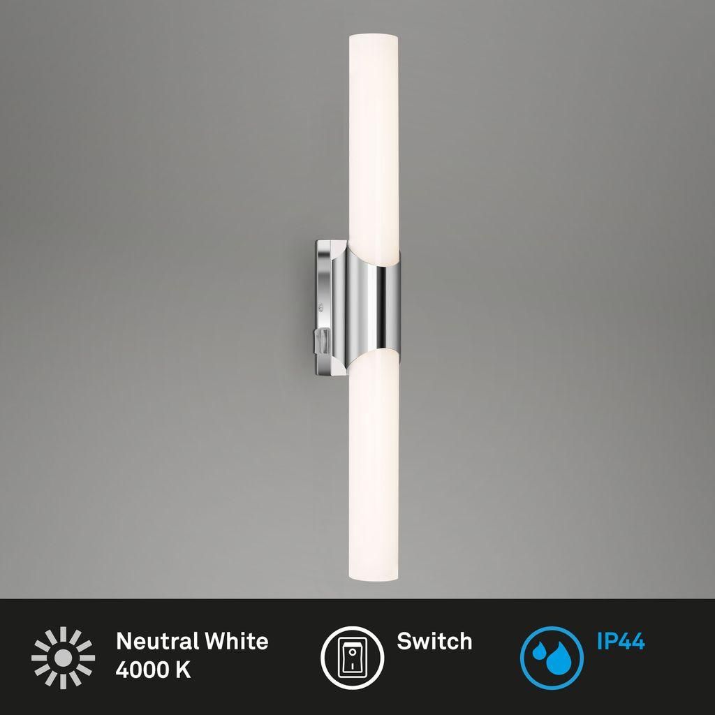 LED Badleuchte Spiegellampe IP44 11 W 4000K chrom Produktbild 