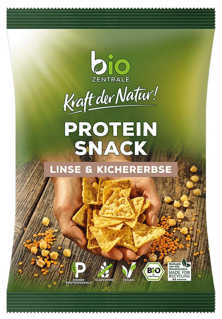 proteinová svačinka čočka cizrna pikantní křupavá bohatá na Obrázek produktu 