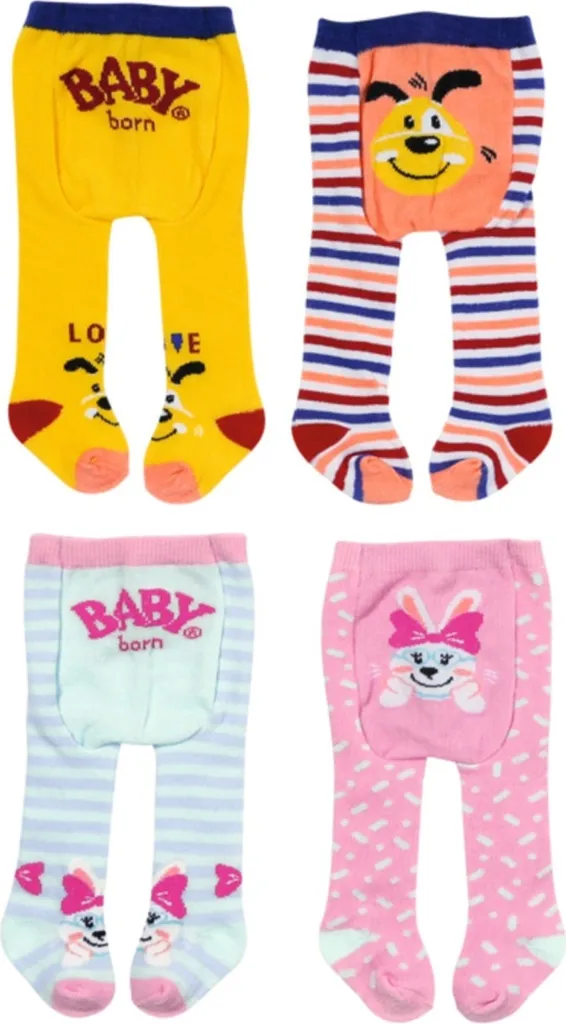 Collants BABY born 2 pièces en maille extensible pour poupée de 43cm