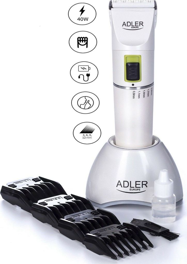 Adler AD 2827, Zwart, Wit, Cilindrisch, 3 mm, 1,2 cm, Productafbeelding 