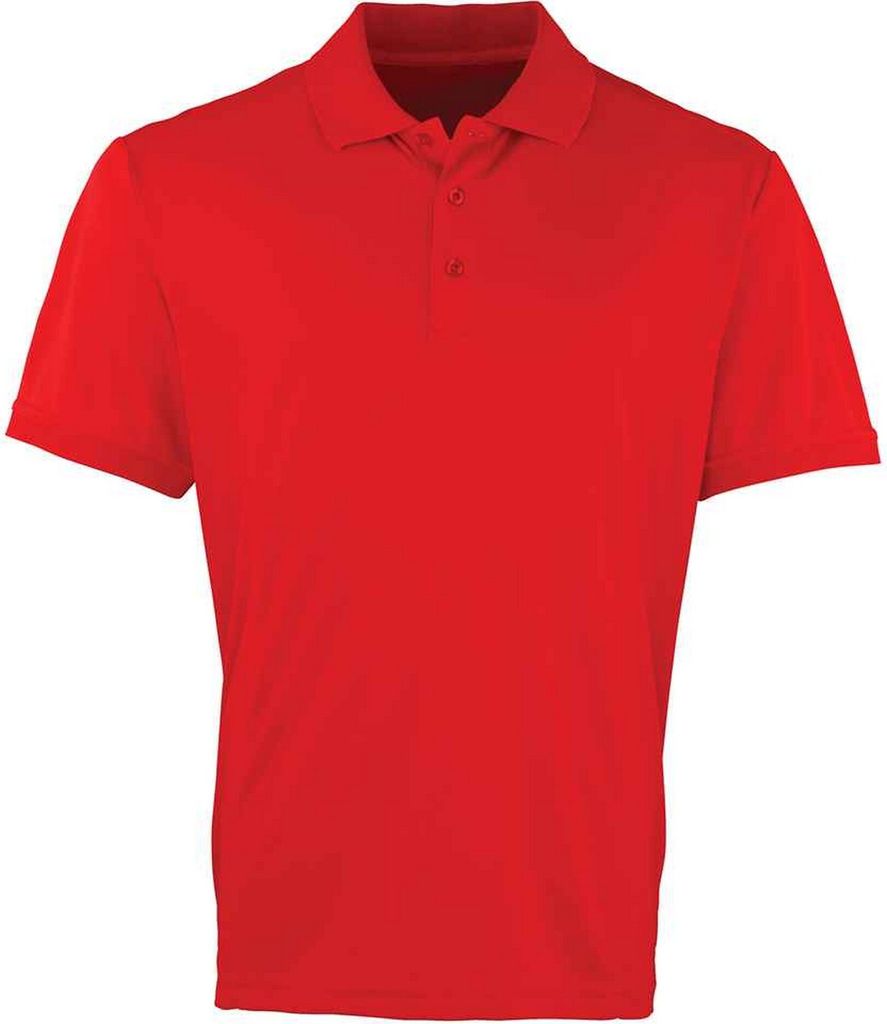 Premier - "Coolchecker" Poloshirt für Herren PC5596 (3XL) (Rot)