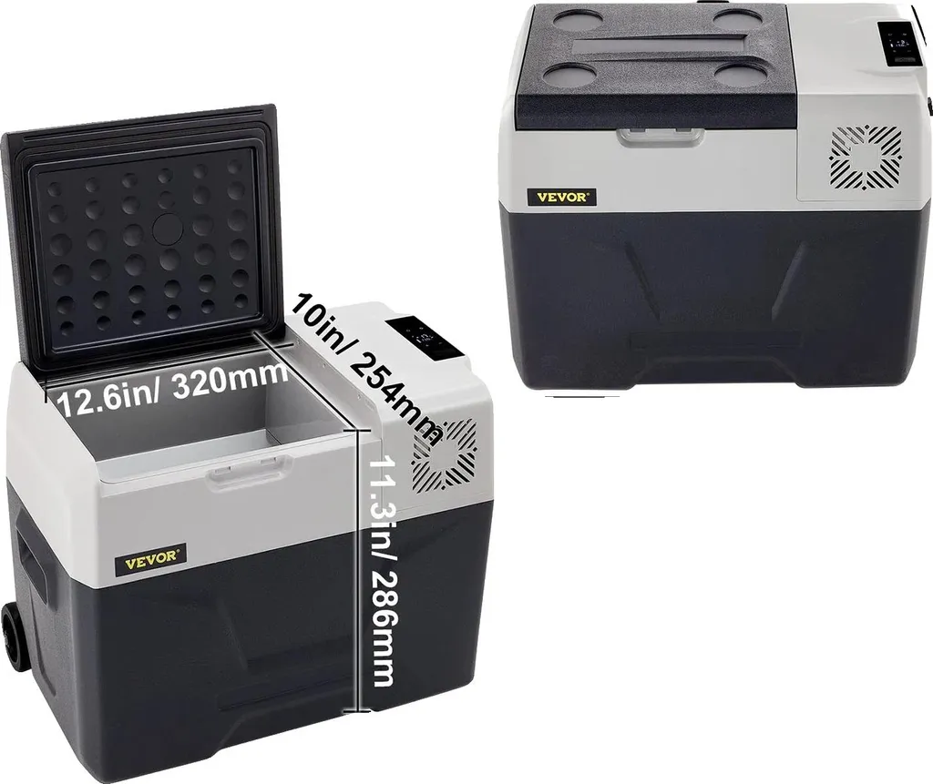 Glacière électrique à compresseur 30L, frigo mobile pour voiture et van