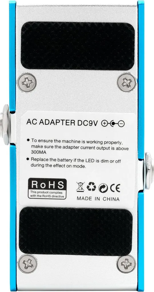 IRIN EF-03 Pédale Crunch Distortion Mini pour Guitare Électrique Bleu
