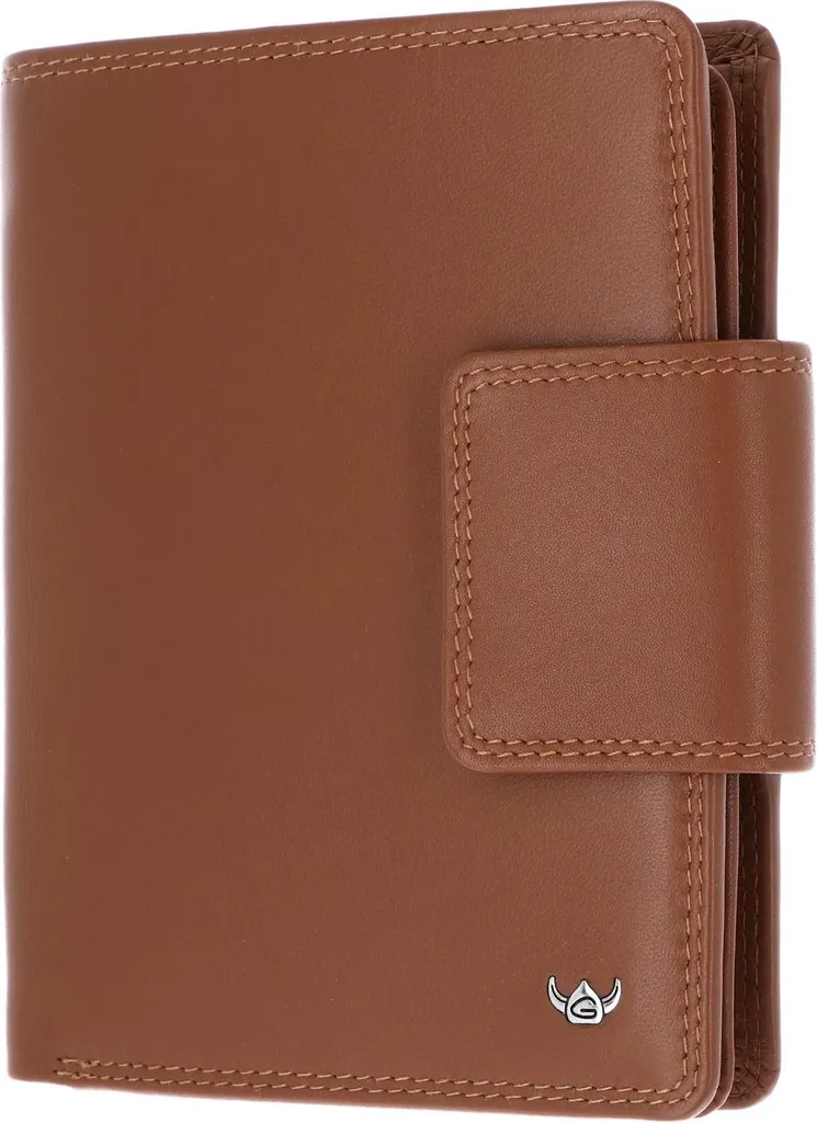 Golden Head 2300 Polo Portafoglio da Viaggio RFID Cognac Pelle