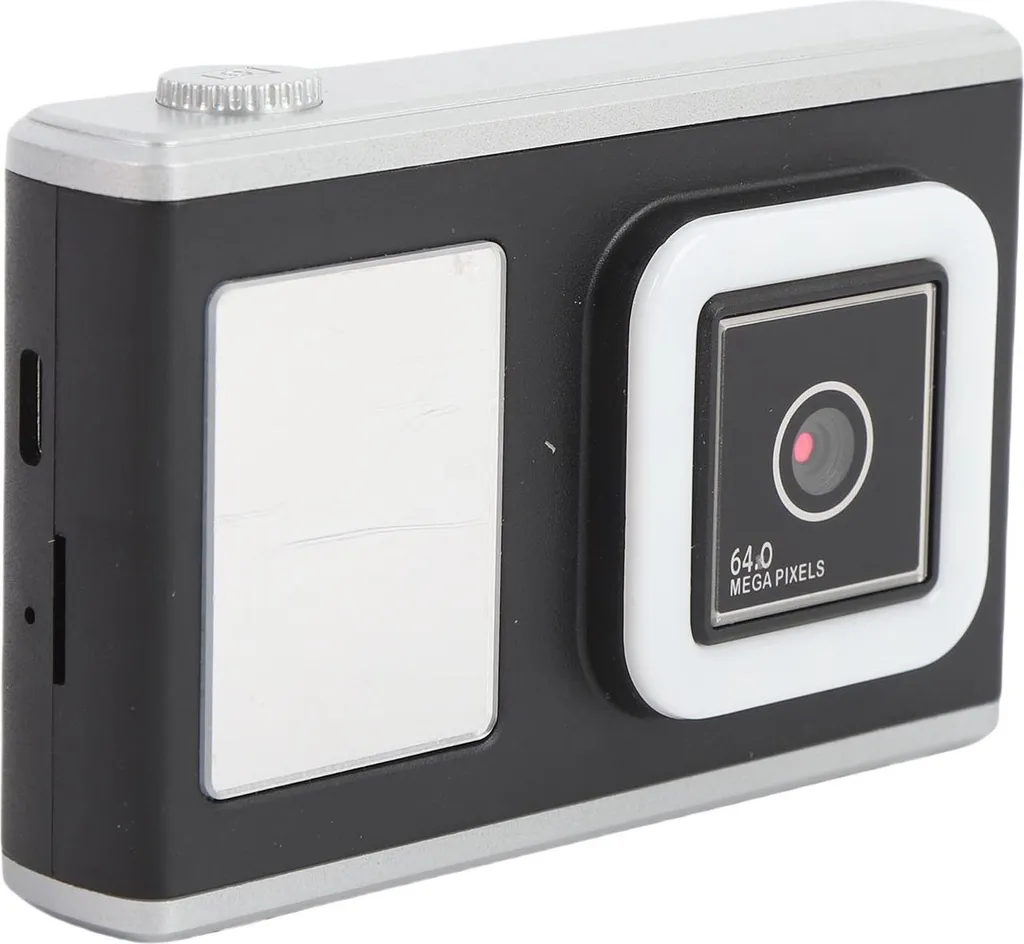 Appareil photo 64 MP Double Objectif avec Lumière LED et Miroir Selfie HD