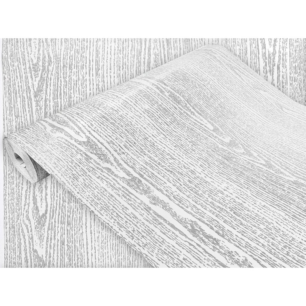 Klebefolie Möbel 90x25 cm - Eiche Pastell - Möbelfolie selbstklebend in Holzoptik - Folie für Möbel zur schnellen Renovierung von Türen und Sc...