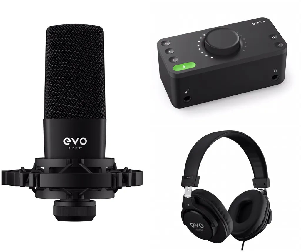 Kit d'enregistrement à domicile complet avec Interface et Micro XLR