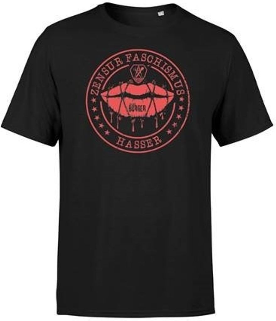 Philipp Burger - ZensurFH, T-Shirt Frei.Wild (black) 3XL