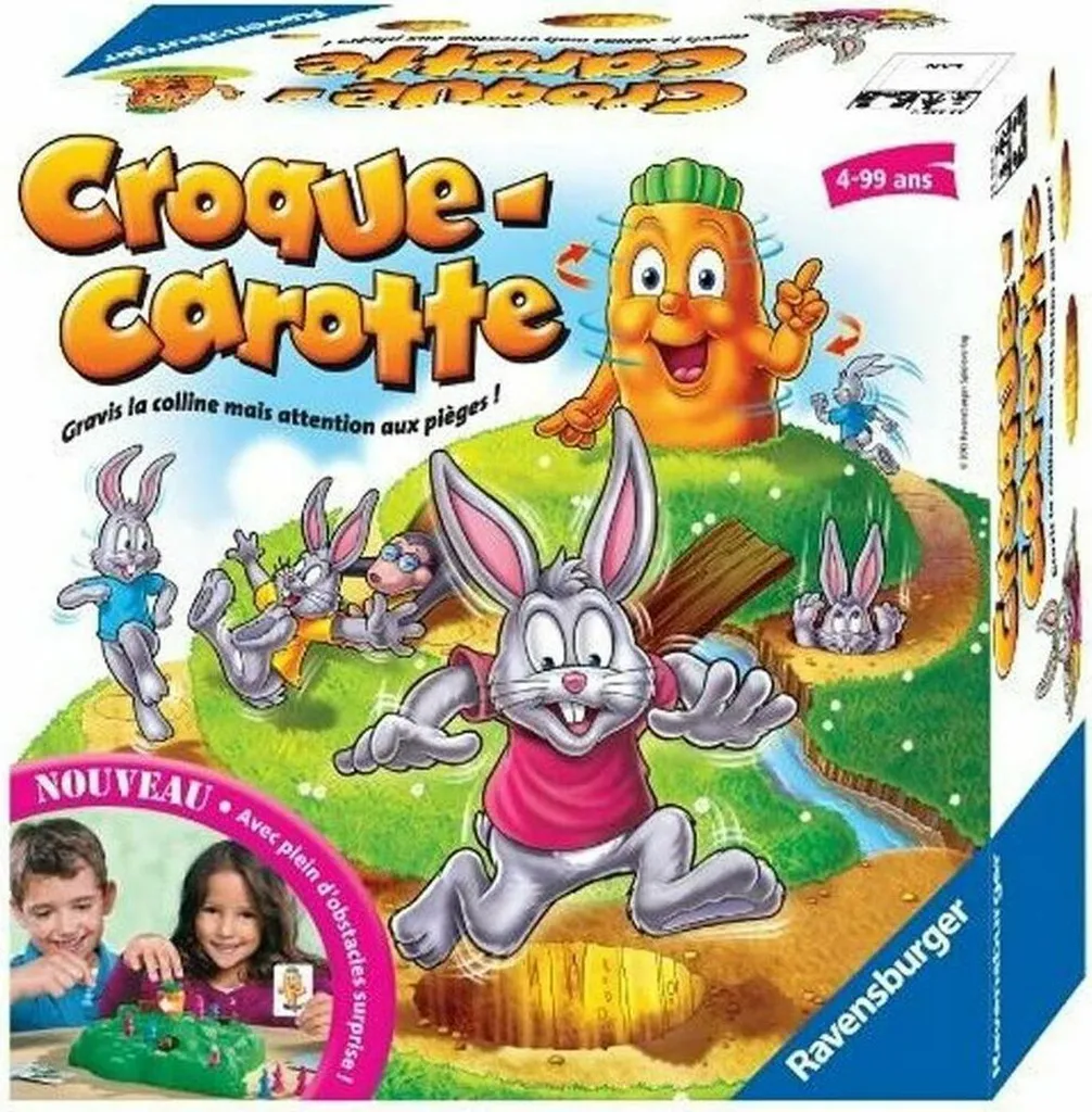 Jeu de société Croque-Carotte pour apprendre à perdre en s'amusant