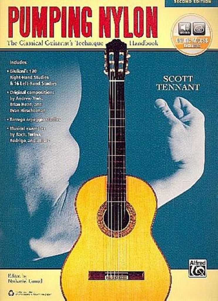 Pumping Nylon: The Classical Guitarist's Technique Handbook, Book & Online Audio