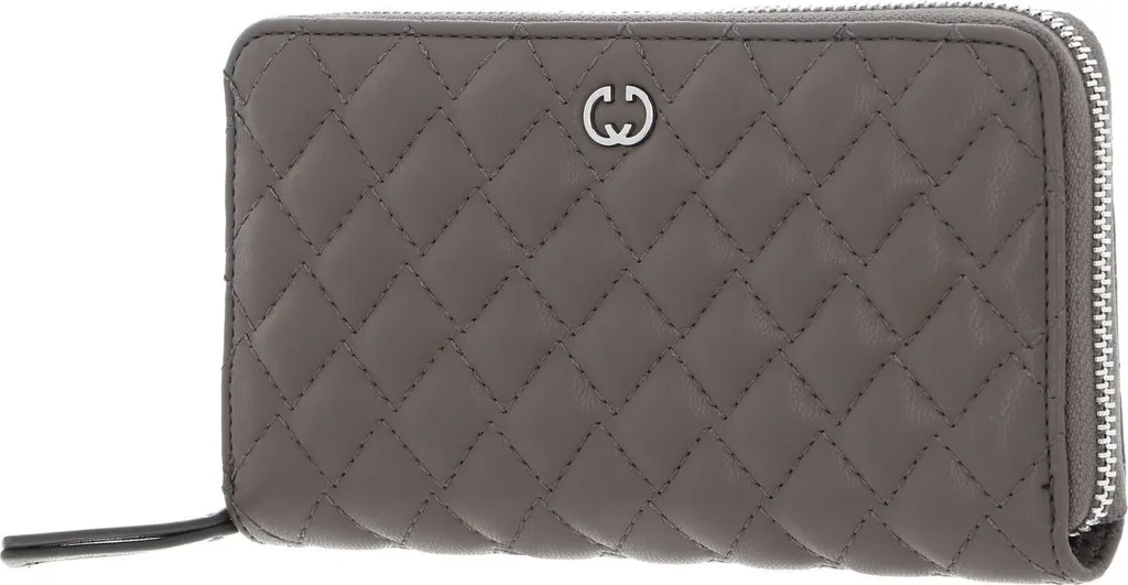Grand Portefeuille Femme Panorama GERRY WEBER Gris Taupe Multi-cartes