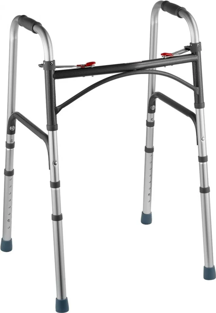 Déambulateur de marche médical ajustable avec structure pliable 158kg - 12