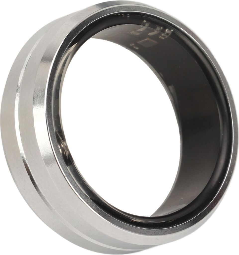 Smart Health Ring Fitness Tracker Bluetooth für Schlafüberwachung Schrittzählung Tracking IP68 Wasserdicht Android IOS Silber Größe 10