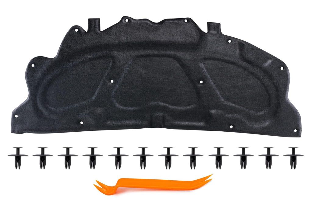 HERSTMOTO Insonorisant de capot avec clips compatible avec Image du produit 