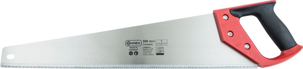 CONNEX Handsäge 500 mm, geschliffene und gehärtete Zähne, 2-Komponenten-Griff, COX808850
