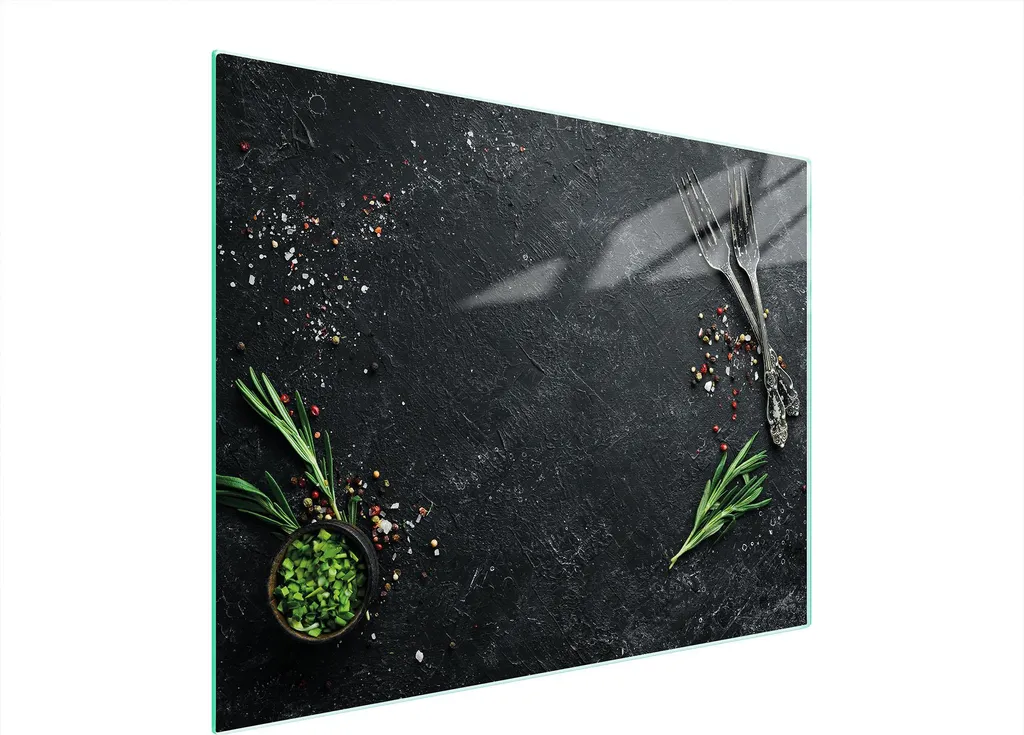 Protezione Piano Cottura 52x40 | Tagliere in Vetro Extra Large