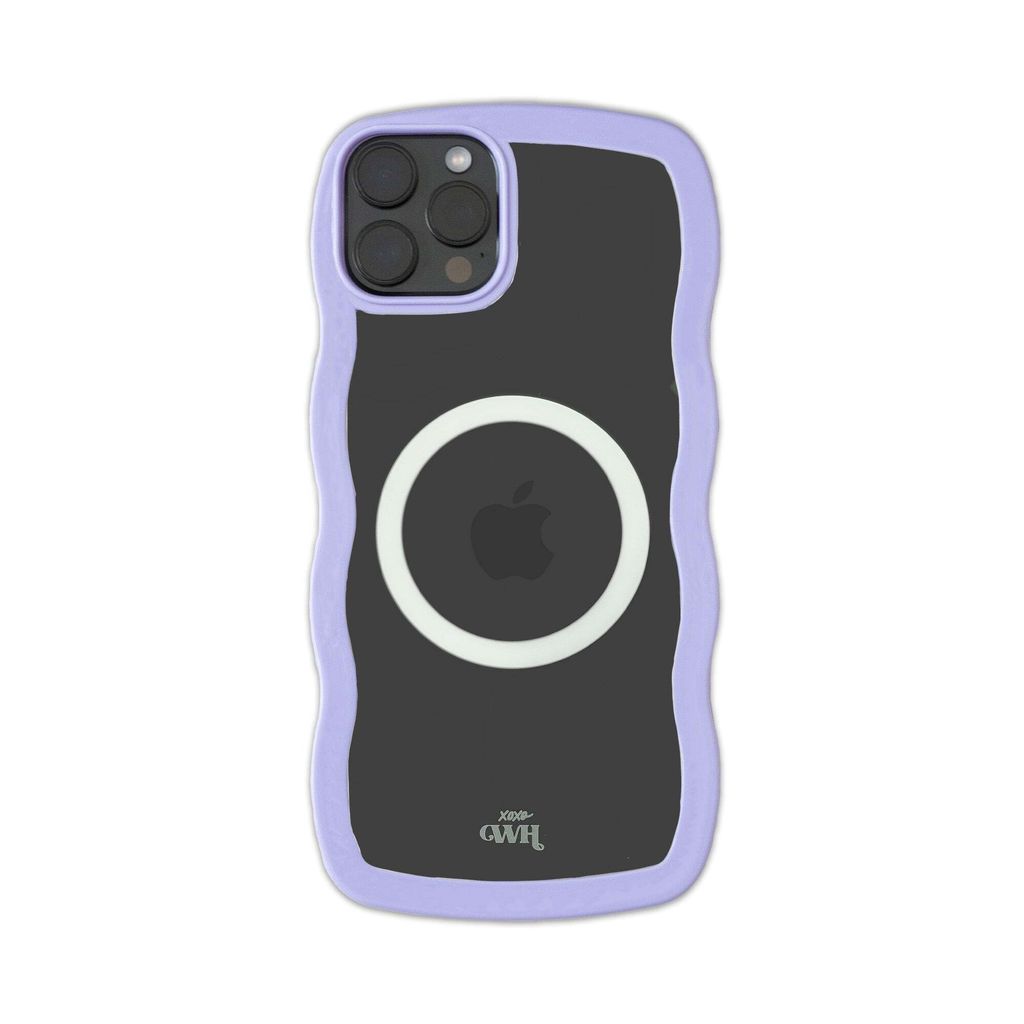 Wavy Hülle MagSafe Purple - Kompatibel mit iPhone 12 Pro