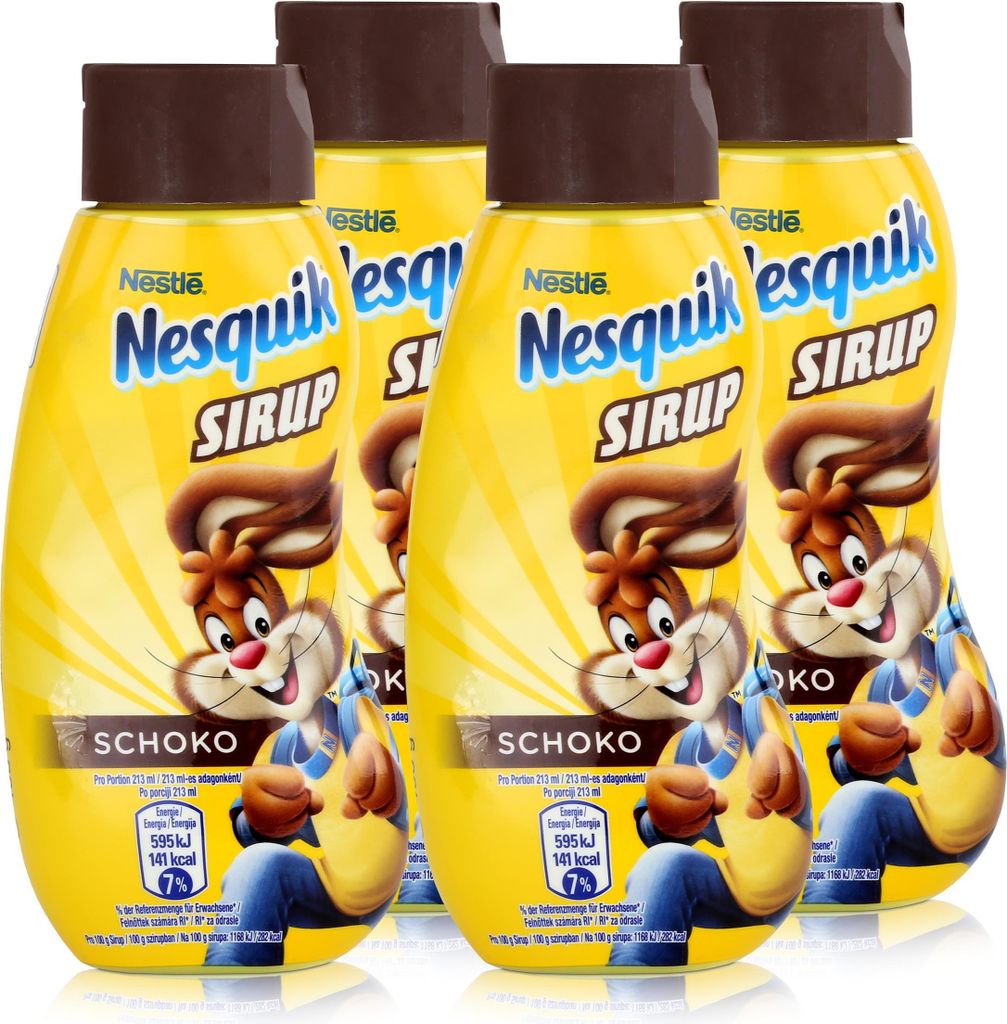Nestle Nesquik Schoko Sirup 300ml (4er Pack) Produktbild 