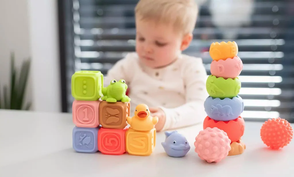 Blocs de construction souples Tullo 18 pièces : jouet bébé sans risque - 6