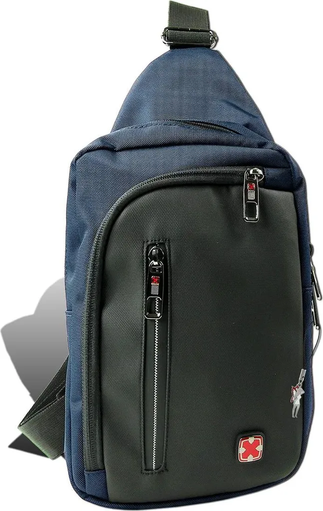 Viaggio N Meet tracolla borsa sling blu nero uomo D2ORD4227B