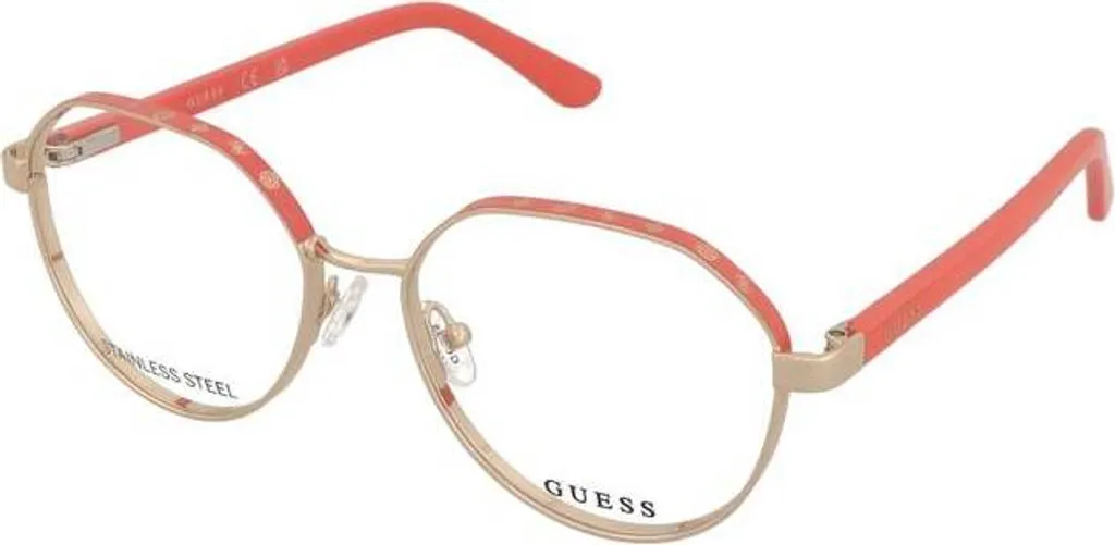 Occhiali da Vista Guess GU50124 074 Oro Profondo Lucido - Donna