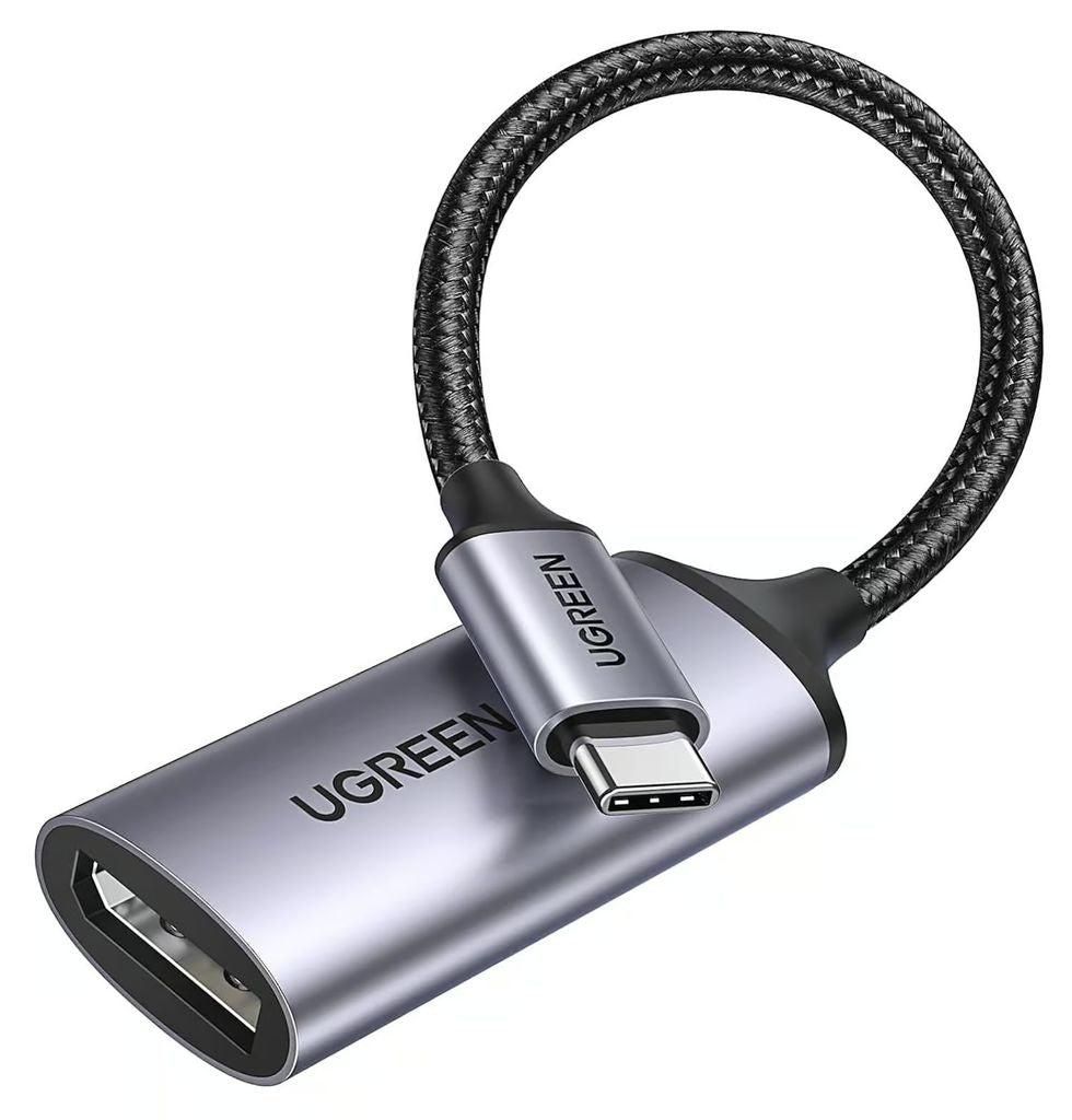 UGREEN Adapter USB-C do DisplayPort 8K @ 60 Hz, 10 cm - Zdjęcie produktu 