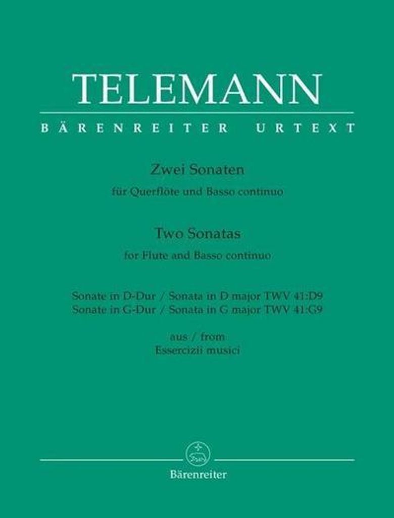 Telemann, G: A. d. Essercizii Musici/Zwei Sonaten Querflöte