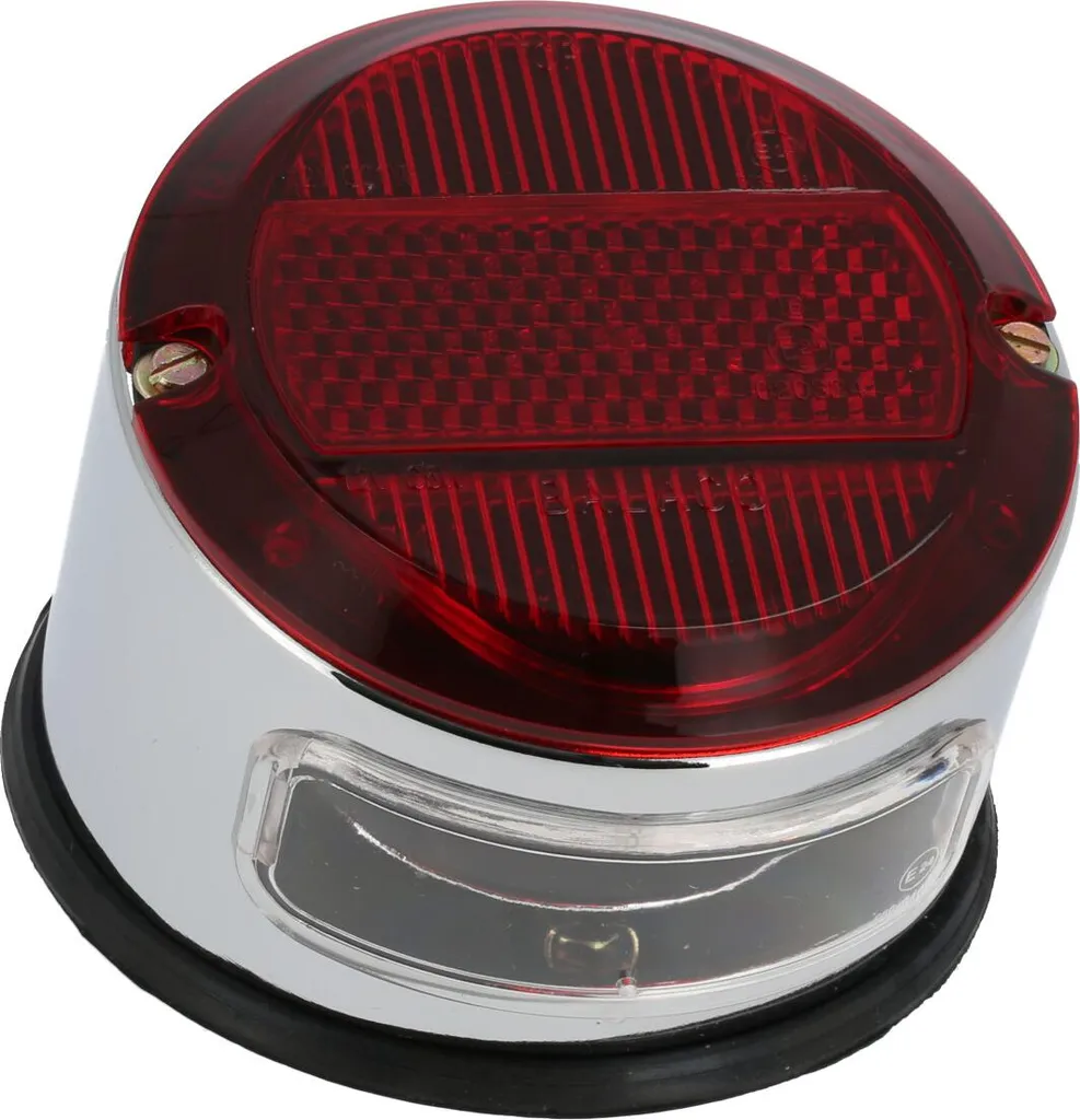 Feu arrière complet chromé IWL TR150 Troll - Éclairage pour scooter RDA