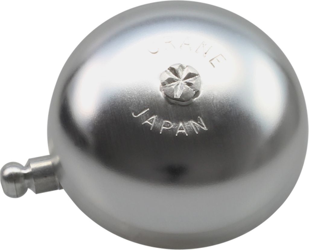 Crane Bell Co. Karen Klingel Glocke Retro silber matt Steel Band Mount