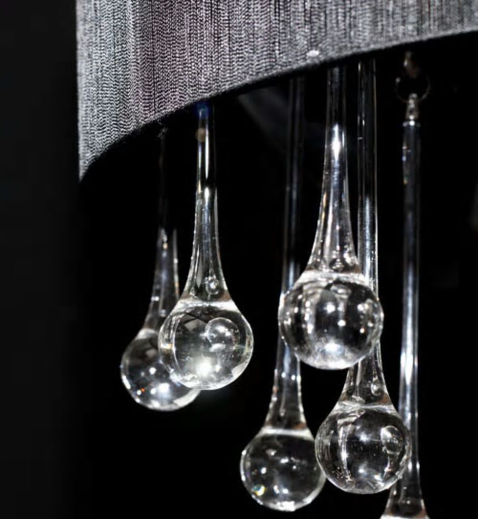 vidaXL Kristall Kronleuchter mit 85 echten Glas Kristallen Produktbild 