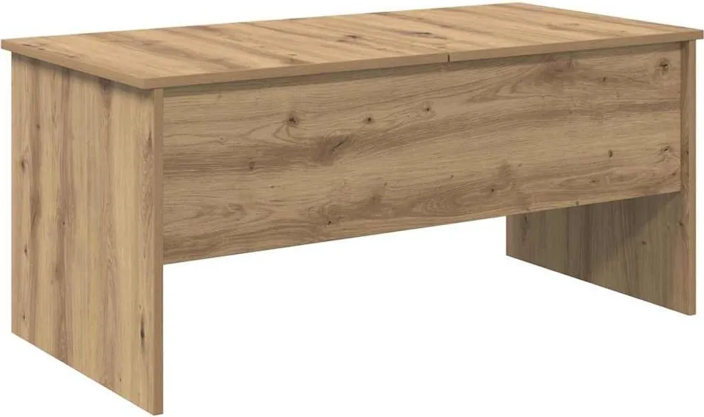 Tavolino in rovere artigianale 102 x 50,5 x 46,5 cm Materiale a base di legno