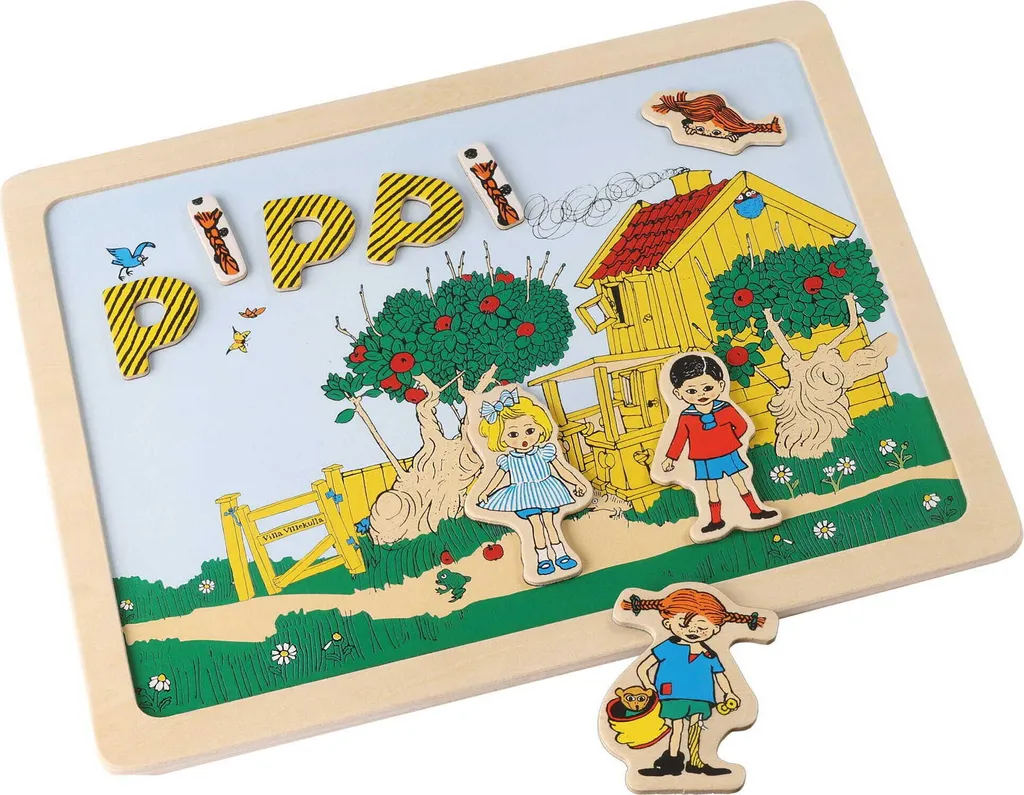 Figurine Pippi Langstrumpf articulée pour Enfant avec Accessoires Inclus