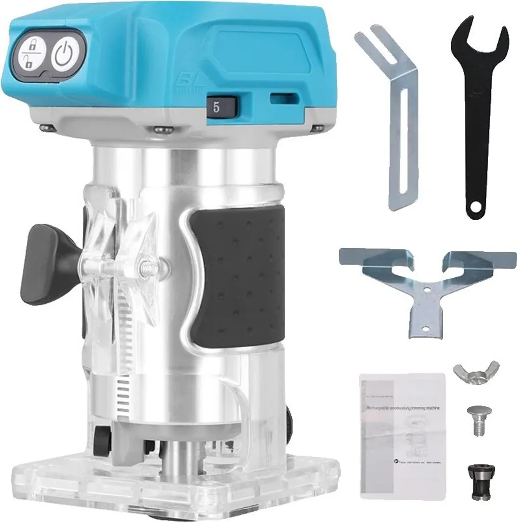 Défonceuse électrique 800W réglable 33000 tr/min sans batterie - D800X