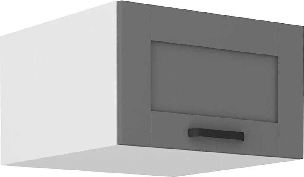 Pensile Cucina Profondità 60 cm LAILI Grigio/Bianco - Design Moderno