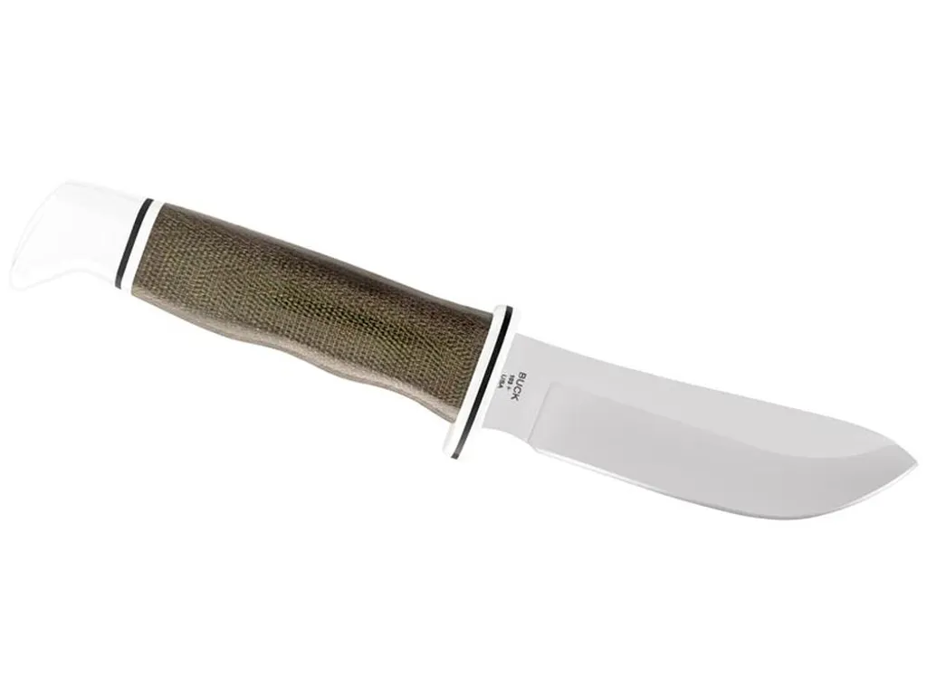 Couteau Buck Skinner Pro 103 lame acier S35VN manche en G10 noir robuste